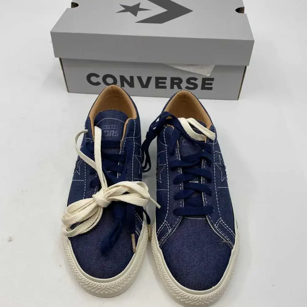 Converse Blue Denim Sneaker | Denim & Synthetic, Women’s US 8 - Picture 3 of 7